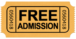 Free Admission Logo